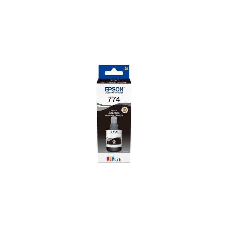 Epson T7741 Flacone di inchiostro pigmentato nero originale - C13T774140 Epson T7741 Flacone di inchiostro pigmentato nero originale - C13T774140