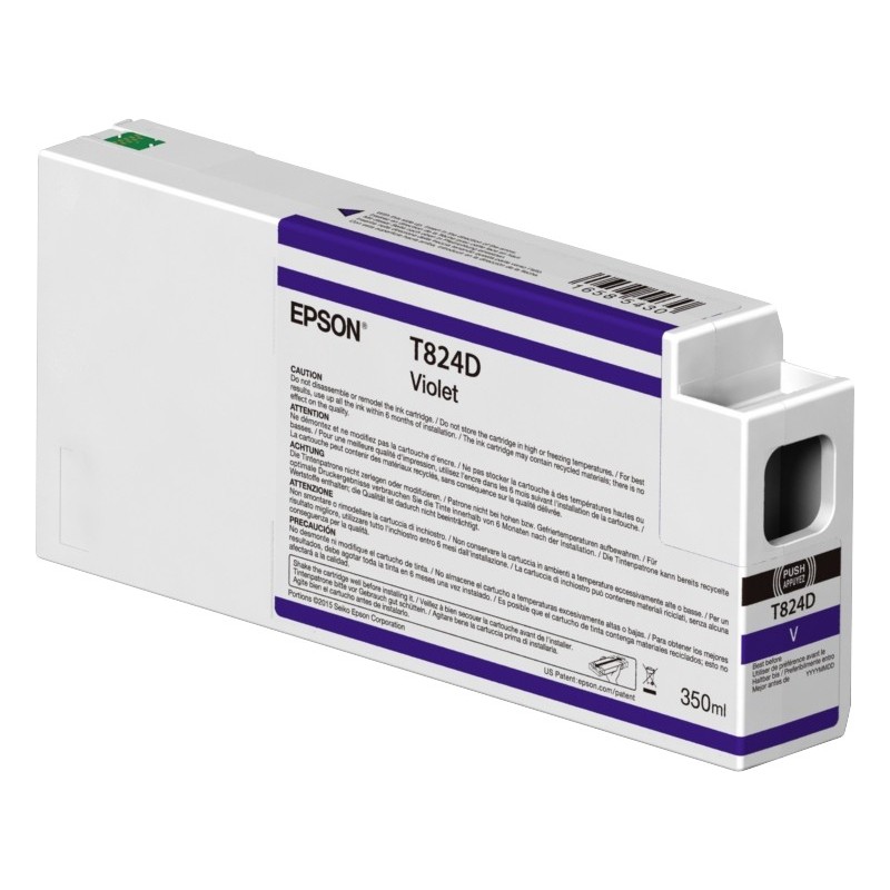 Cartuccia d'inchiostro originale viola Epson T824D - C13T824D00 Cartuccia d'inchiostro originale viola Epson T824D - C13T824D00