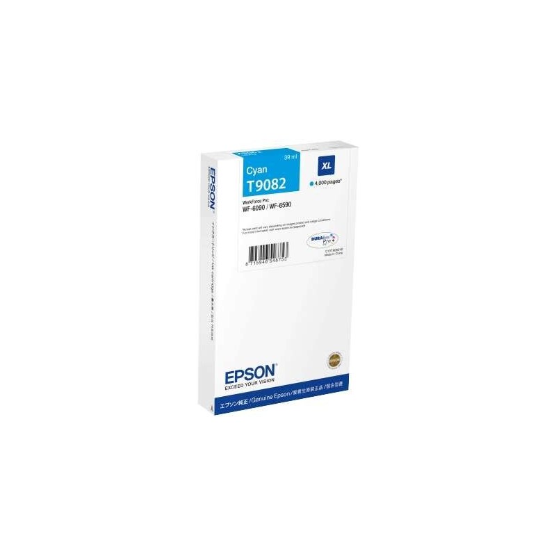 Cartuccia d'inchiostro originale Epson T9082 ciano - C13T908240 Cartuccia d'inchiostro originale Epson T9082 ciano - C13T908240