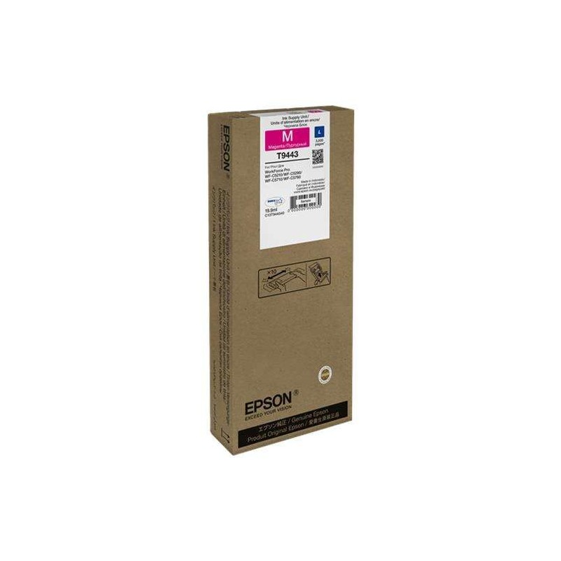 Cartuccia d'inchiostro originale magenta Epson T9443 - C13T944340 Cartuccia d'inchiostro originale magenta Epson T9443 - C13T944340