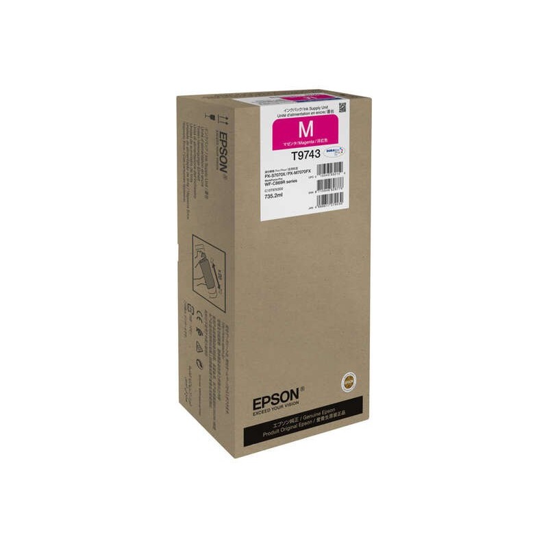 Cartuccia d'inchiostro originale magenta Epson T9743 - C13T974300 Cartuccia d'inchiostro originale magenta Epson T9743 - C13T974300