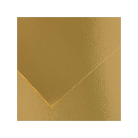 Canson Guarro Pack de 25 Cartulinas Iris de 185g - 50x65cm - Color Oro