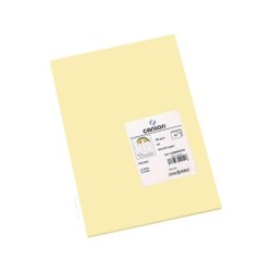 Canson Guarro Pack de 50 Cartulinas Iris A4 de 185g - 21x29.7cm - Color Crema