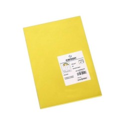 Canson Guarro Confezione Da 50 Cartoncini Iris A4 185g - 21x29,7cm - Colore Giallo Canarino