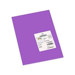 Canson Guarro Pack de 50 Cartulinas Iris A4 de 185g - 21x29.7cm - Color Violeta