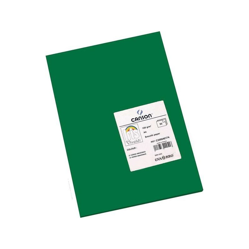 Canson Guarro Confezione da 50 Cartoncini Iris A4 185 g - 21x29,7 cm - Colore Verde Amazon Canson Guarro Confezione da 50 Cartoncini Iris A4 185 g - 21x29,7 cm - Colore Verde Amazon