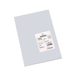 Canson Guarro Pack de 50 Cartulinas Iris A4 de 185g - 21x29.7cm - Color Gris Perla