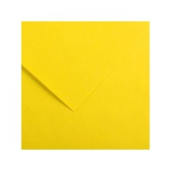 Canson Guarro Confezione da 25 Carte Iris da 185g - 50x65cm - Colore Giallo Canarino