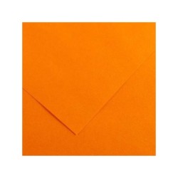 Canson Guarro Confezione da 25 Carte Iris da 185g - 50x65cm - Colore Mandarino