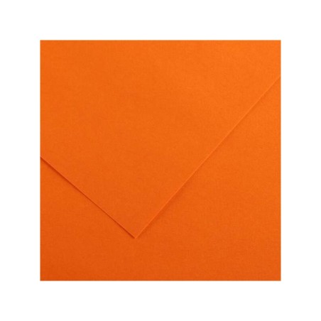Canson Guarro Pack de 25 Cartulinas Iris de 185g - 50x65cm - Color Naranja