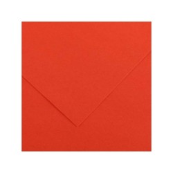 Canson Guarro Pack de 25 Cartulinas Iris de 185g - 50x65cm - Color Tomate