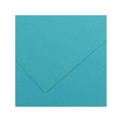 Canson Guarro Pack de 25 Cartulinas Iris de 185g - 50x65cm - Color Azul Turquesa