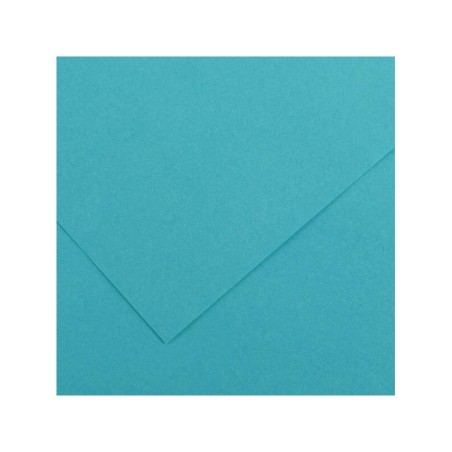 Canson Guarro Pack de 25 Cartulinas Iris de 185g - 50x65cm - Color Azul Turquesa