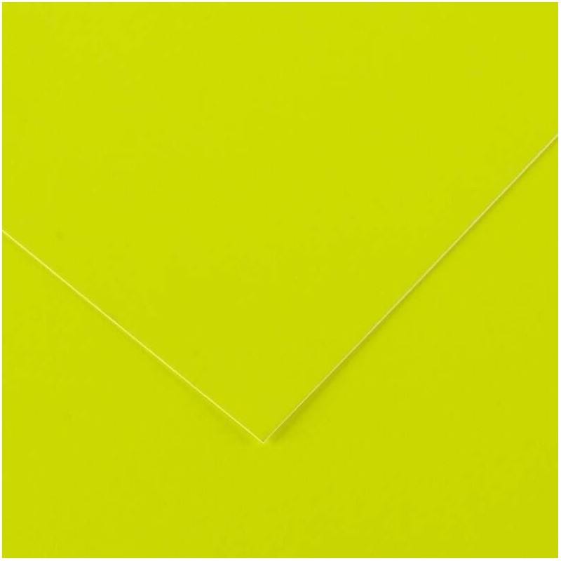 Canson Guarro Pack de 25 Cartulinas Iris de 185g - 50x65cm - Color Amarillo Fluo Canson Guarro Pack de 25 Cartulinas Iris de 185g - 50x65cm - Color Amarillo Fluo