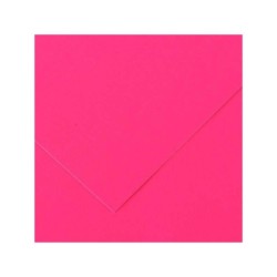 Canson Guarro Confezione da 25 Carte Iris da 185g - 50x65cm - Colore Fucsia Fluo