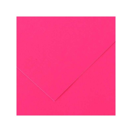 Canson Guarro Pack de 25 Cartulinas Iris de 185g - 50x65cm - Color Fucsia Fluo