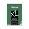 Canson XL Recycled Bloc de Dibujo con 50 Hojas A4 - Espiral Microperforado - Grano Fino - 160g - Color Blanco