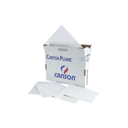 Canson Pack de 17 Paneles de Carton Pluma - 29.7x42cm - 5mm - Color Blanco