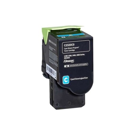 Cartuccia toner originale ciano Lexmark C2325/C2425/C2535/MC2325/MC2425/MC2535/MC2640 - C2320C0