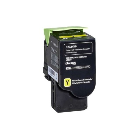Cartuccia toner giallo originale Lexmark C2325/C2425/C2535/MC2325/MC2425/MC2535/MC2640 - C232HY0