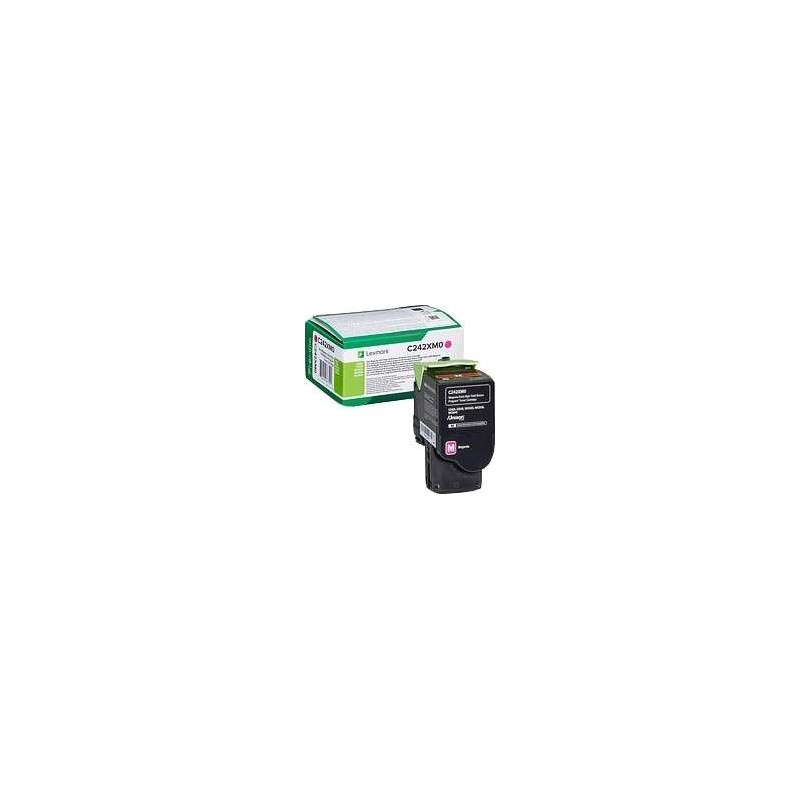 Cartuccia toner magenta originale Lexmark C2425/C2535/MC2425/MC2535/MC2640 - C242XM0 Cartuccia toner magenta originale Lexmark C2425/C2535/MC2425/MC2535/MC2640 - C242XM0