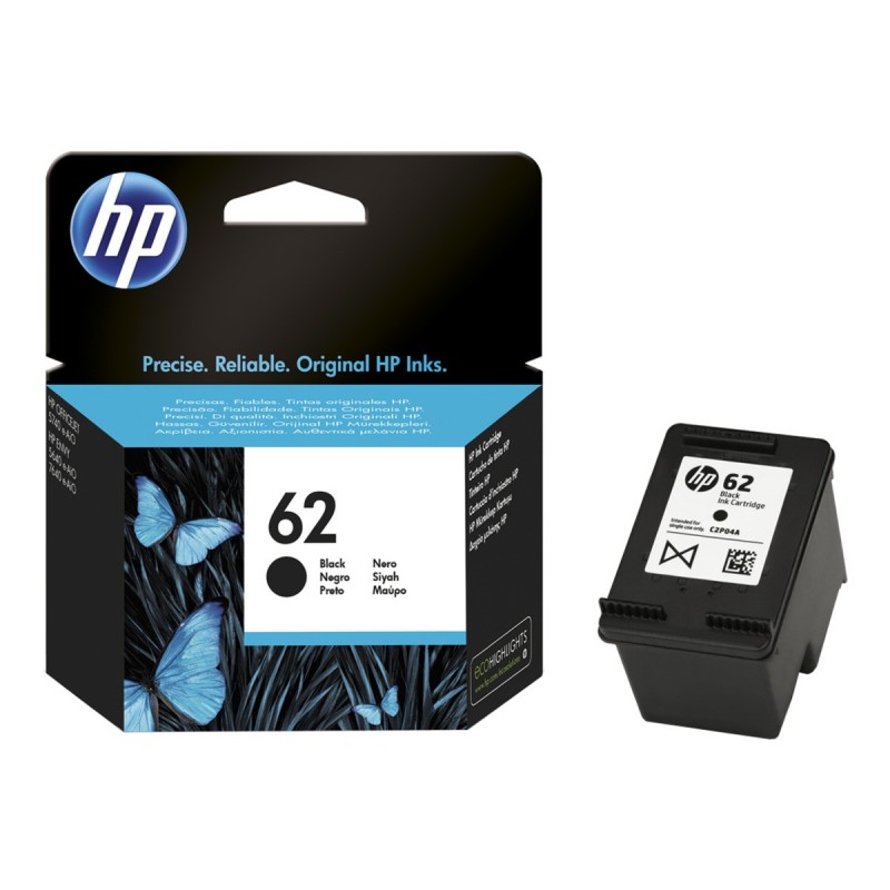 Cartuccia d'inchiostro originale nero HP 62 - C2P04AE