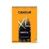 Blocco A3 Canson XL Bristol Extra Liscio da 50 Fogli 180gr - Finitura Satinata - Molto Resistente - Colore Bianco