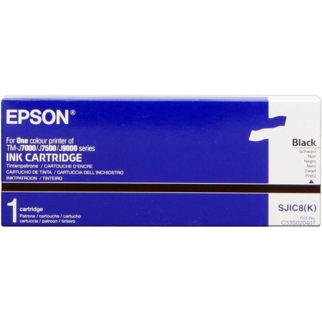 Cartuccia d'inchiostro originale nero Epson SJIC8(K) - C33S020407