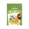 Canson Kids Dibujo Bloc Encolado de 30 Hojas A4 - 21x29.7cm - 90g - Color Blanco
