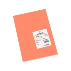 Canson Guarro Pack de 50 Cartulinas Iris A4 de 185g - 21x29.7cm - Color Coral
