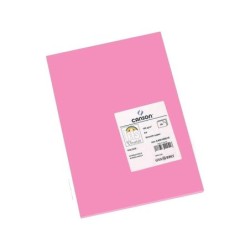 Canson Guarro Pack de 50 Cartulinas Iris A4 de 185g - 21x29.7cm - Color Rosa Chicle