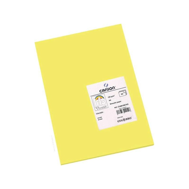 Canson Guarro Pack de 50 Cartulinas Iris A4 de 185g - 21x29.7cm - Color Kiwi Canson Guarro Pack de 50 Cartulinas Iris A4 de 185g - 21x29.7cm - Color Kiwi