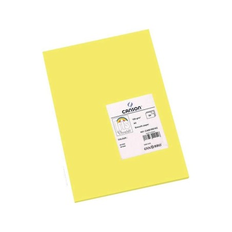 Canson Guarro Confezione Da 50 Cartoncini Iris A4 185g - 21x29,7cm - Colore Kiwi