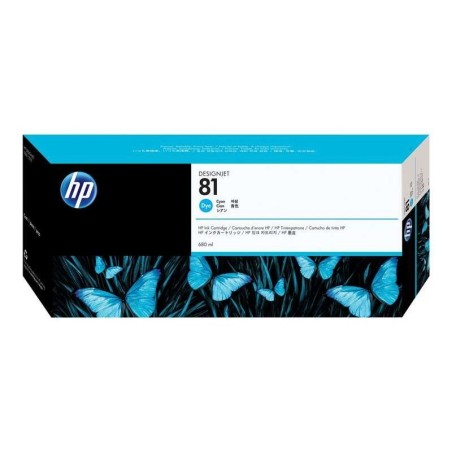 Cartuccia d'inchiostro originale ciano HP 81 - C4931A