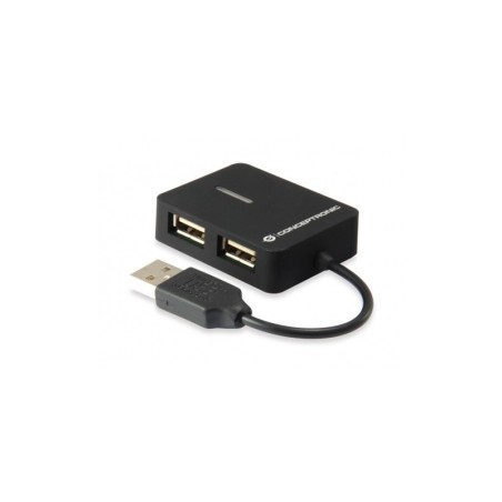 Conceptronic Hub Travel Extender USB 2.0 a 4 porte USB 2.0 - 480Mbps - Nero
