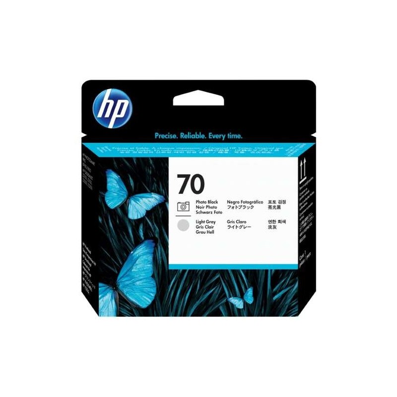 HP 70 Negro Photo/Gris Claro Cabezal de Impresion Original - C9407A HP 70 Negro Photo/Gris Claro Cabezal de Impresion Original - C9407A