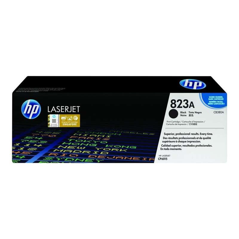 Cartuccia toner nero originale HP CB380A - 823A Cartuccia toner nero originale HP CB380A - 823A