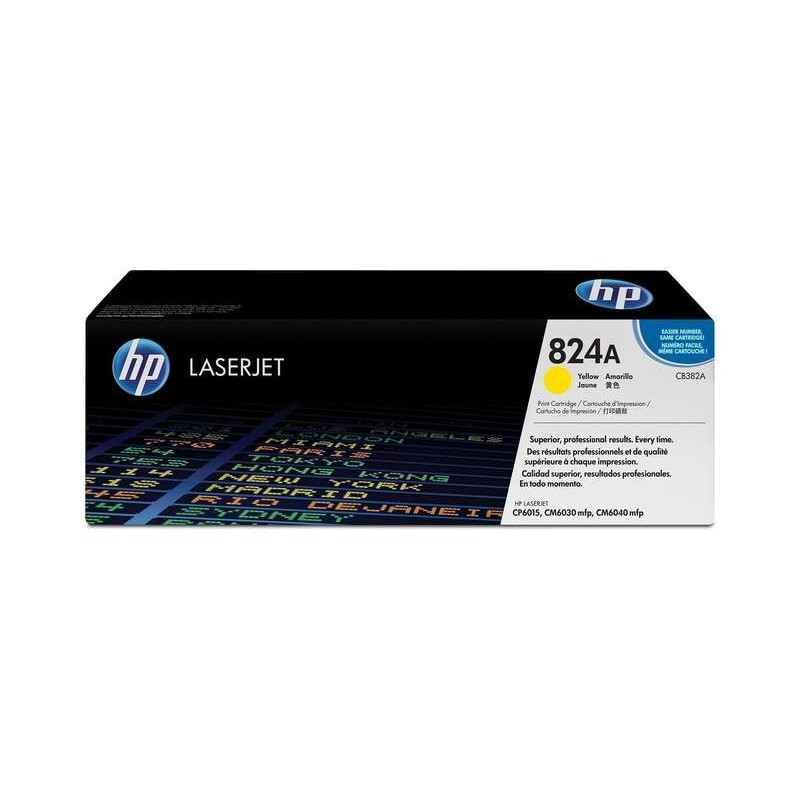 Cartuccia toner giallo originale HP CB382A - 824A Cartuccia toner giallo originale HP CB382A - 824A