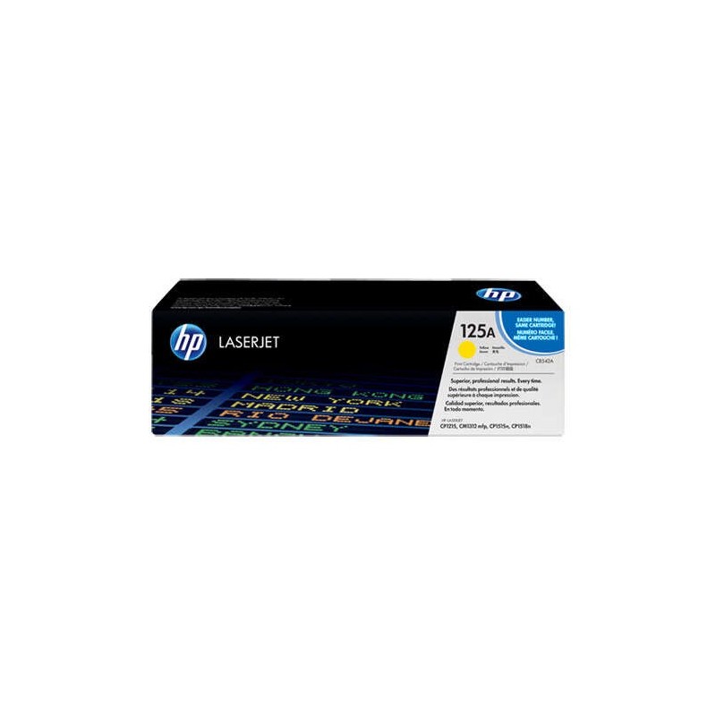 Cartuccia toner giallo originale HP CB542A - 125A Cartuccia toner giallo originale HP CB542A - 125A