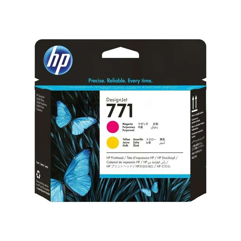 Testina di stampa originale HP 771 - Magenta, giallo - CE018A