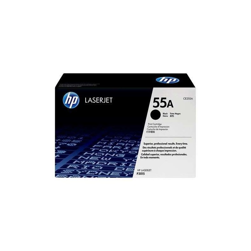 Cartuccia toner nero originale HP CE255A - 55A Cartuccia toner nero originale HP CE255A - 55A