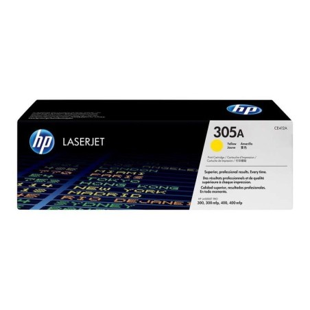 Cartuccia toner giallo originale HP CE412A - 305A