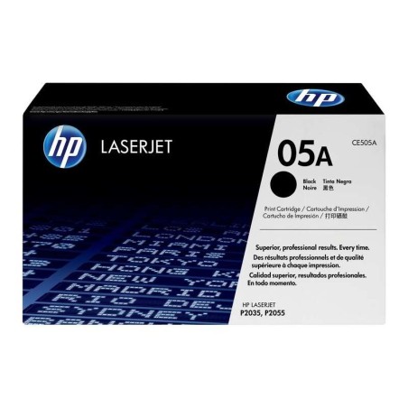 Cartuccia toner nero originale HP CE505A - 05A