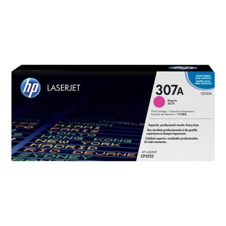 Cartuccia toner originale magenta HP CE743A - 307A