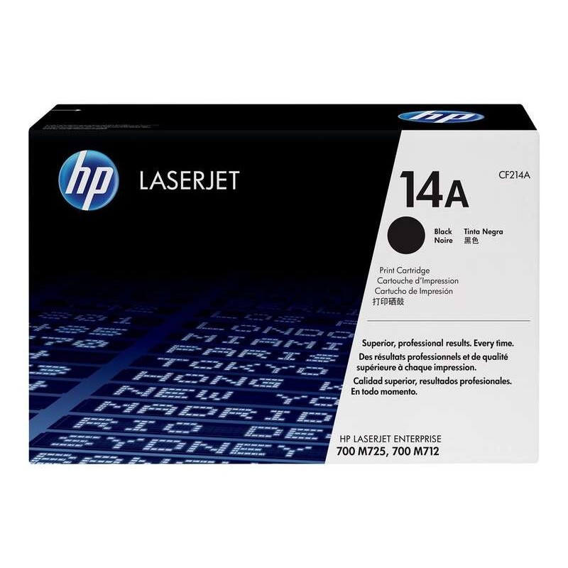 HP CF214A Negro Cartucho de Toner Original - 14A HP CF214A Negro Cartucho de Toner Original - 14A