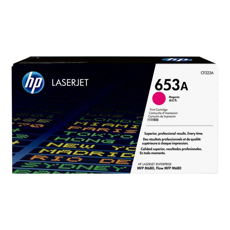 Cartuccia toner originale magenta HP CF323A - 653A Cartuccia toner originale magenta HP CF323A - 653A