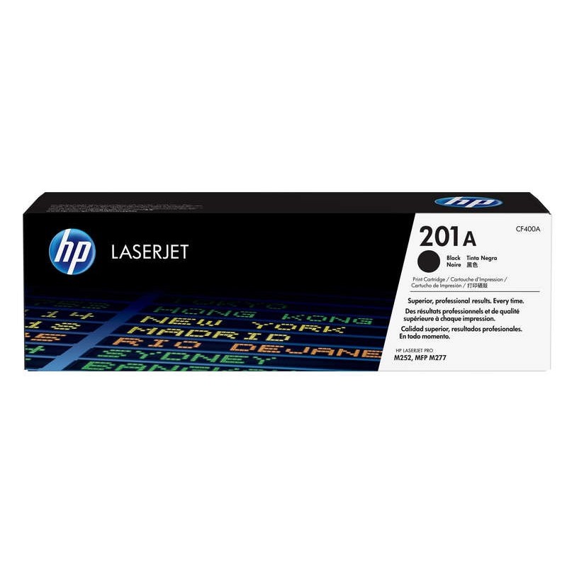Cartuccia toner nero originale HP CF400A - 201A Cartuccia toner nero originale HP CF400A - 201A
