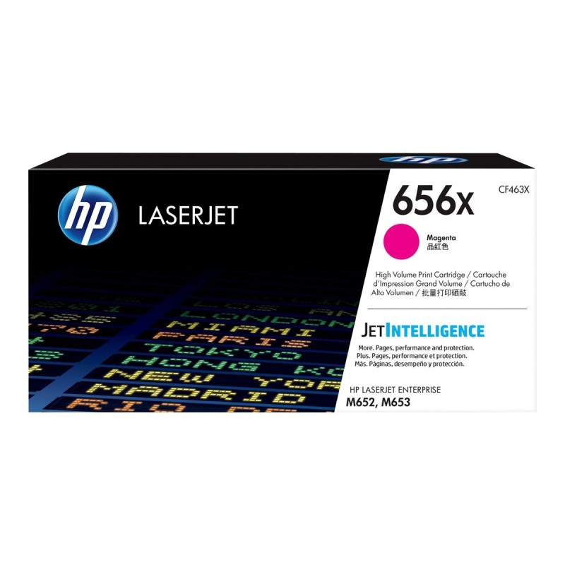 Cartuccia toner originale magenta HP CF463X - 656X Cartuccia toner originale magenta HP CF463X - 656X