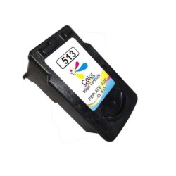 Canon CL513/CL511 Color Cartucho de Tinta Remanufacturado - Muestra Nivel de Tinta - Reemplaza 2971B001/2972B001