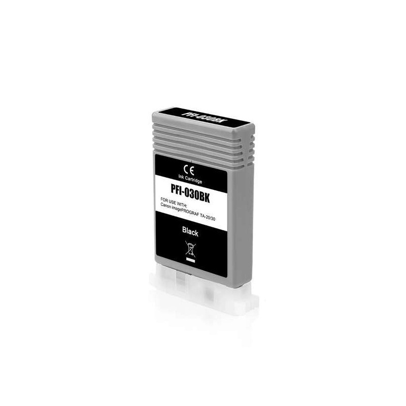 Cartuccia d'inchiostro pigmentato nera generica Canon PFI030 - Sostituisce 3489C001 Cartuccia d'inchiostro pigmentato nera generica Canon PFI030 - Sostituisce 3489C001